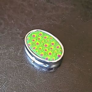 NWOT enamel pill box